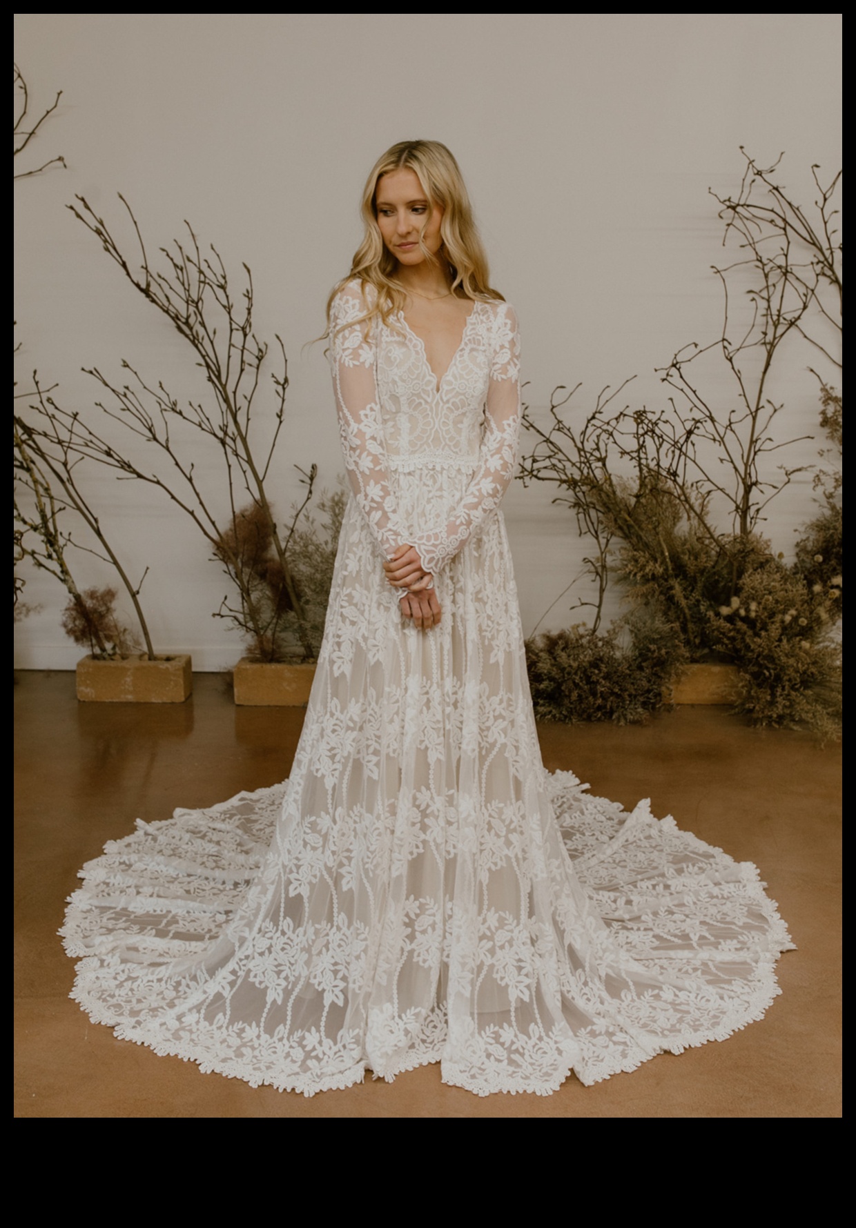 Mežģīņu mīlestība: līgavas tērpu klasika