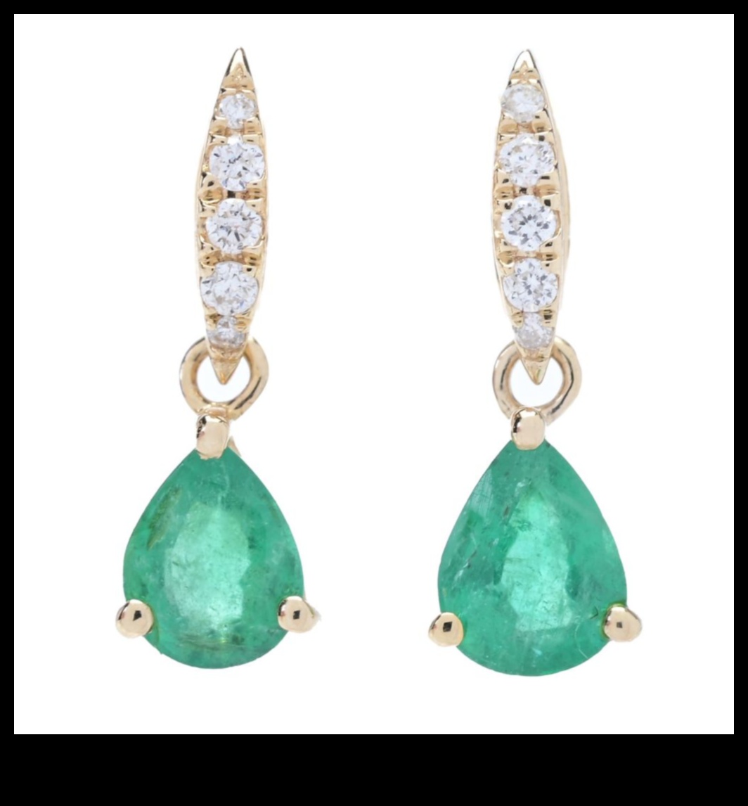 Harmonija dārgakmeņos: sazinieties ar skaistumu, izmantojot mūsu dārgakmeņiem rotātos auskarus