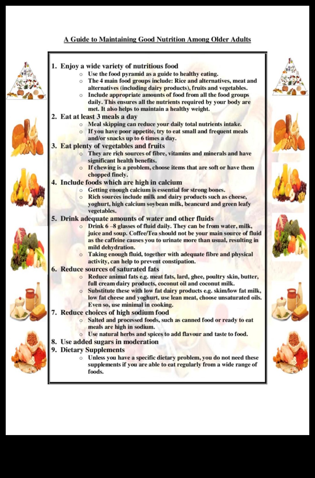 Zelta virtuve: Uztura vajadzību noteikšana geriatriskajā uzturā