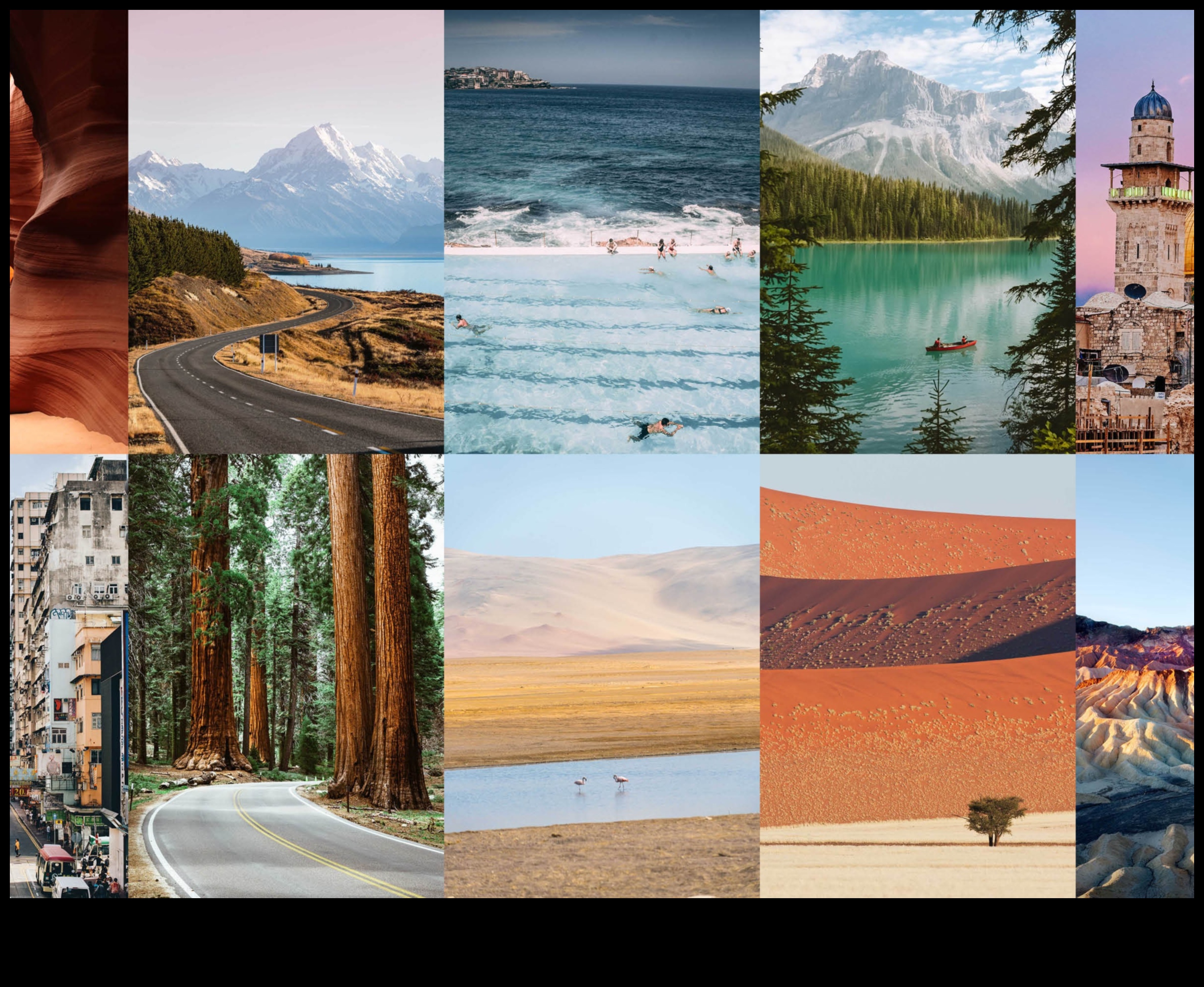 Veidota simfonija: dabas mākslas šedevri satriecošās ainavās