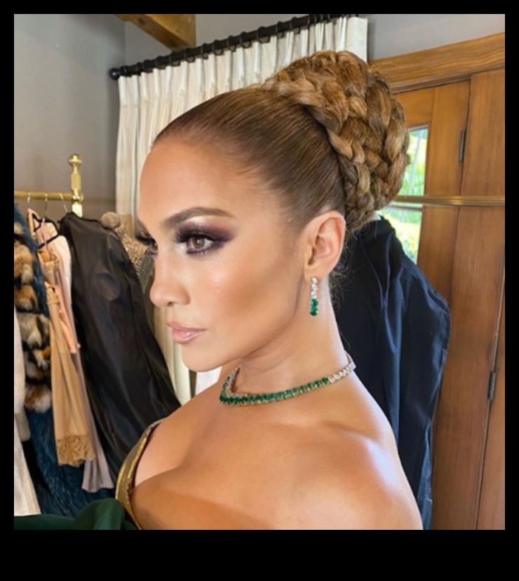 Krāšņi un graciozi: izveidojiet slavenību formālas frizūras