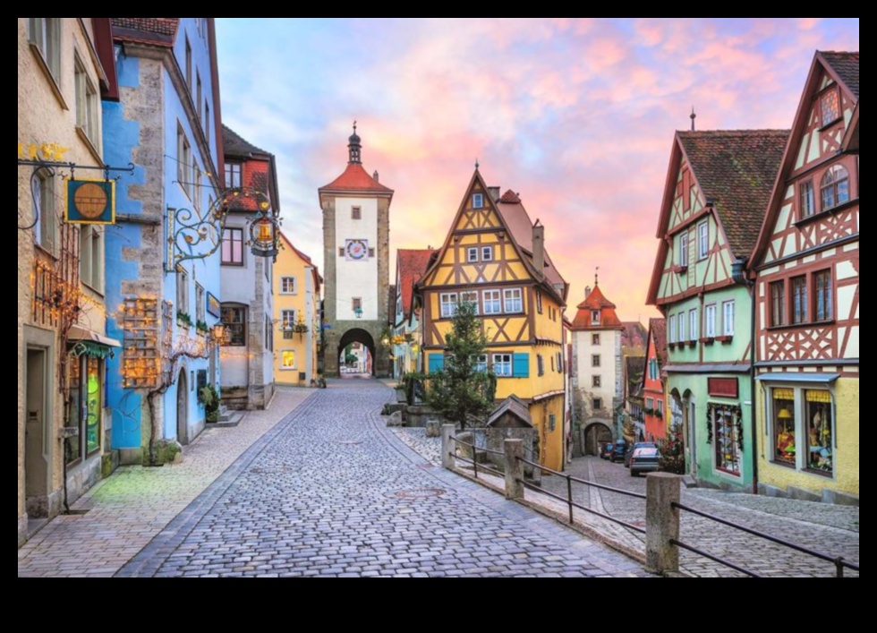 Savdabīgi ciemati: burvīgs skats uz pilsētu un ciematu