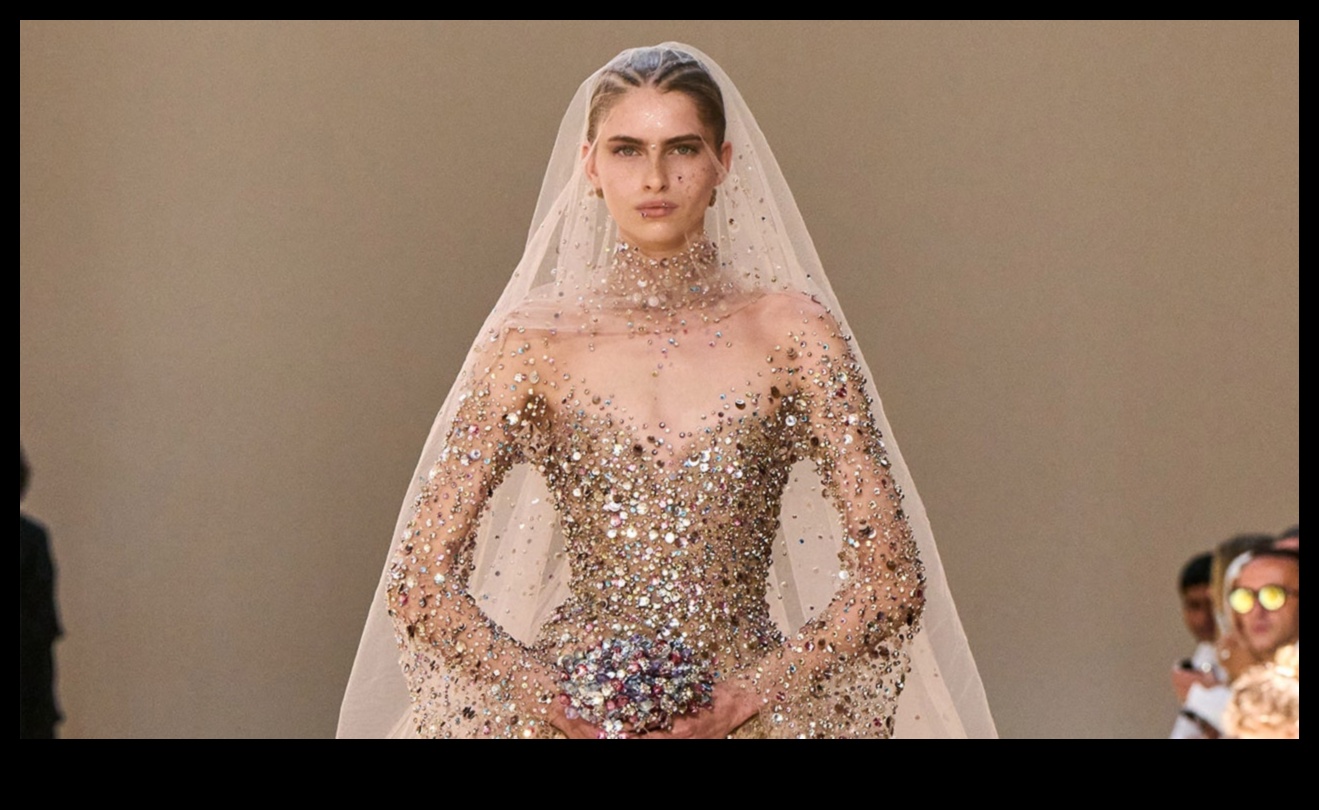 Skrejceļa starojums: futūristu nojauta modernos līgavu tērpos