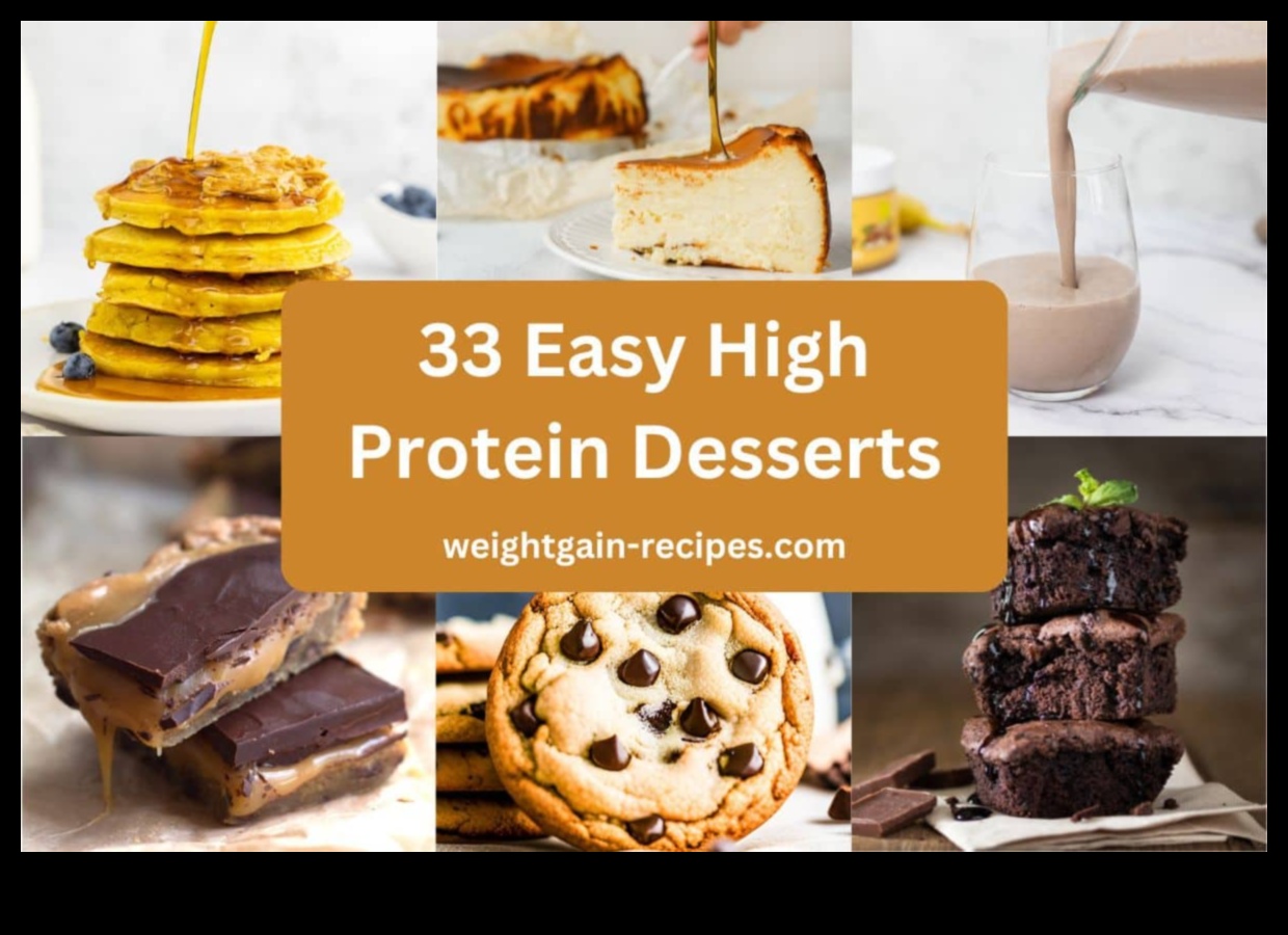 Ar olbaltumvielām bagāti deserti: saldummīļu izbaudīšana bez vainas