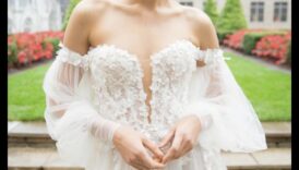 Crowning Glory: Graceful Princess Wedding Couture