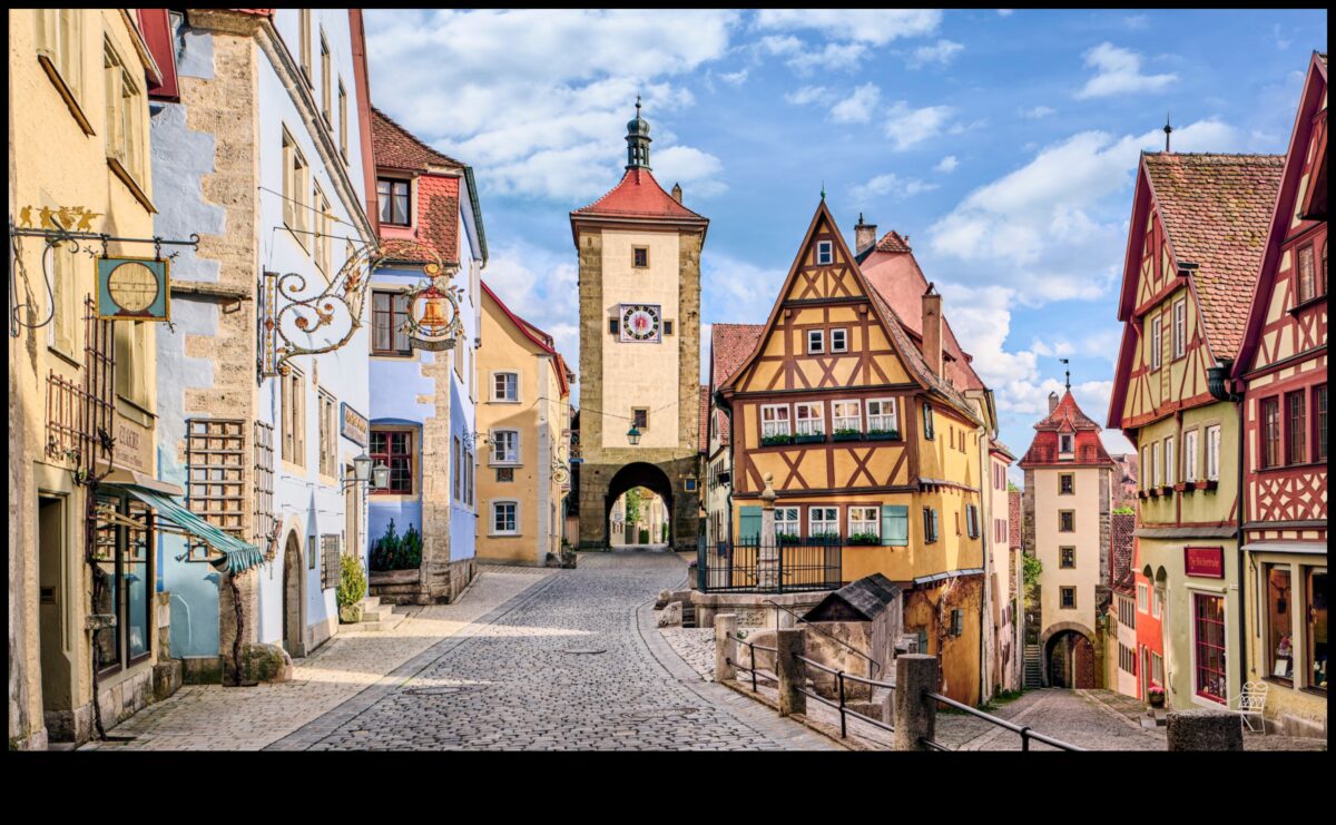 Savdabīgi ciemati: burvīgs skats uz pilsētu un ciematu