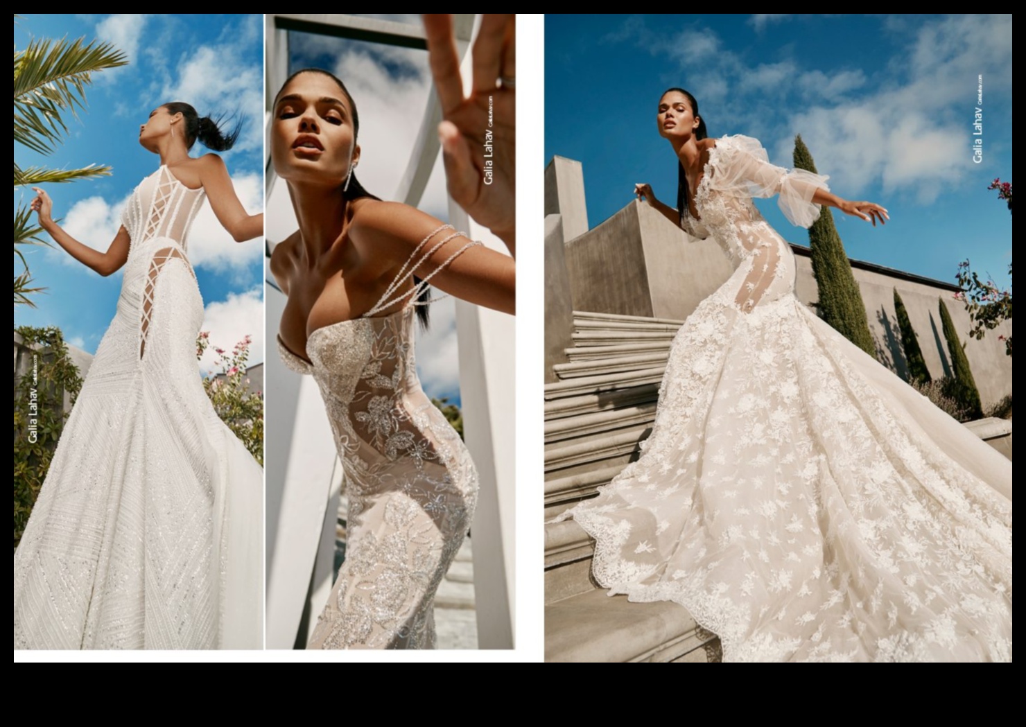 Gludi silueti: modernas kāzu kleitas brīnumi