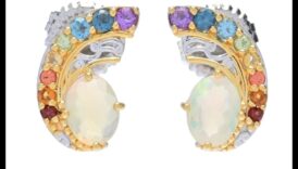 Harmonija dārgakmeņos: sazinieties ar skaistumu, izmantojot mūsu dārgakmeņiem rotātos auskarus