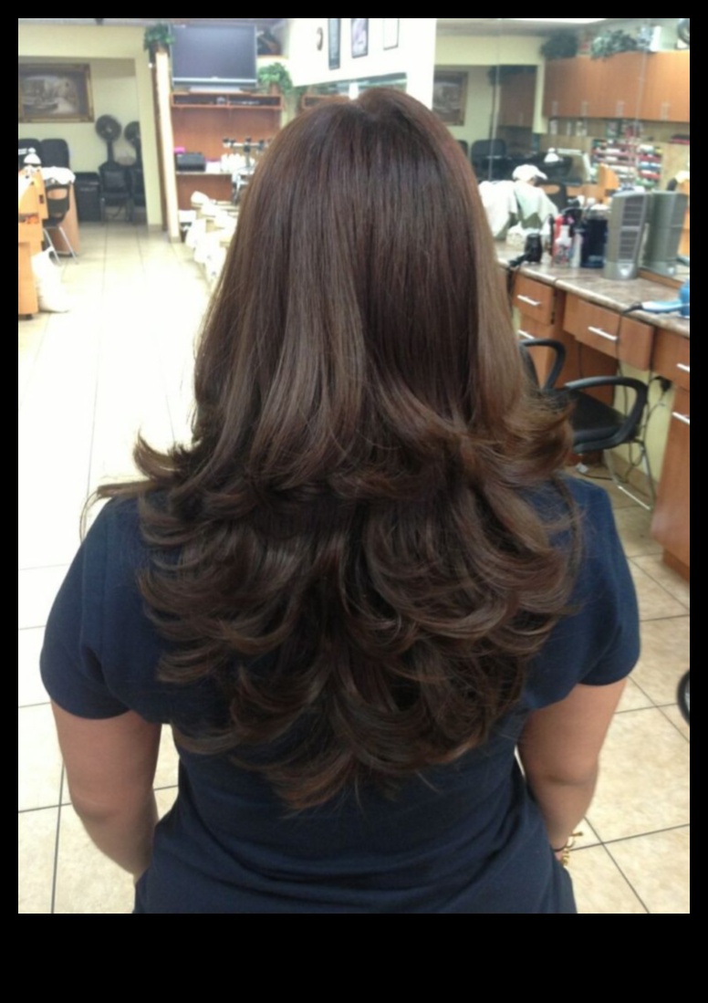 Kaskādes pilnība: garas frizūras satriecošai klātbūtnei