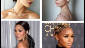 Krāšņi un graciozi: izveidojiet slavenību formālas frizūras