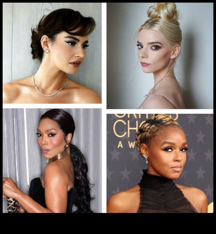 Krāšņi un graciozi: izveidojiet slavenību formālas frizūras