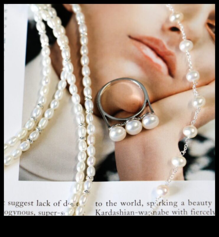 Mirdzošas pērles: izgaismojiet savus soļus ar pērļu potītēm