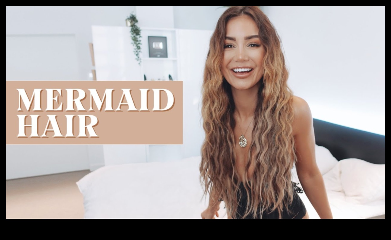 Mūsdienu sirēna: bez piepūles panāk viļņus ar brunetēm